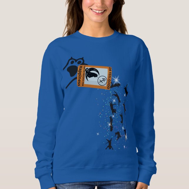 Katzenverschreibung Sweatshirt (Vorderseite)