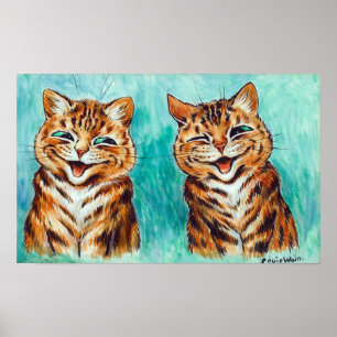 Katzenversöhnung, Louis Wain Poster