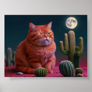 Katzenwandkunst - Plakat für Katzenliebhaber