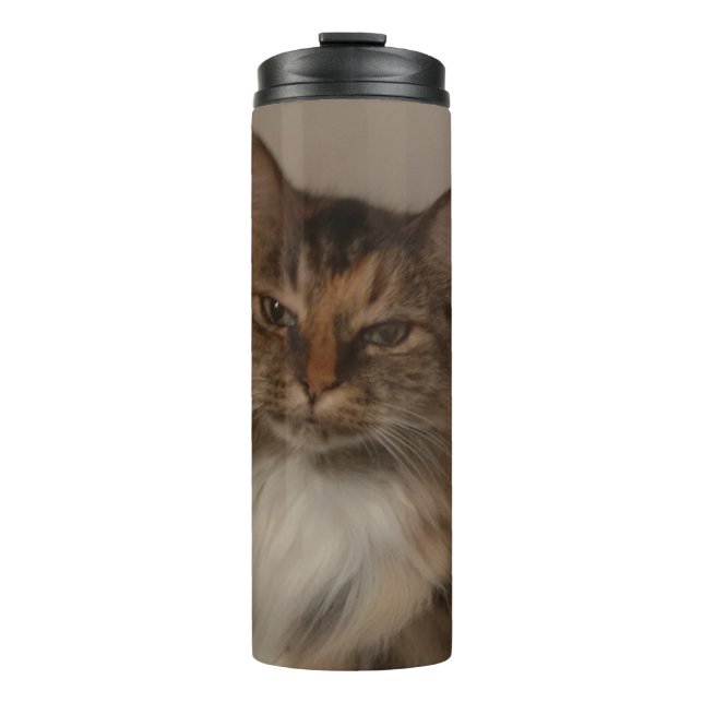 Katzenwärmer Thermosbecher (Vorderseite)
