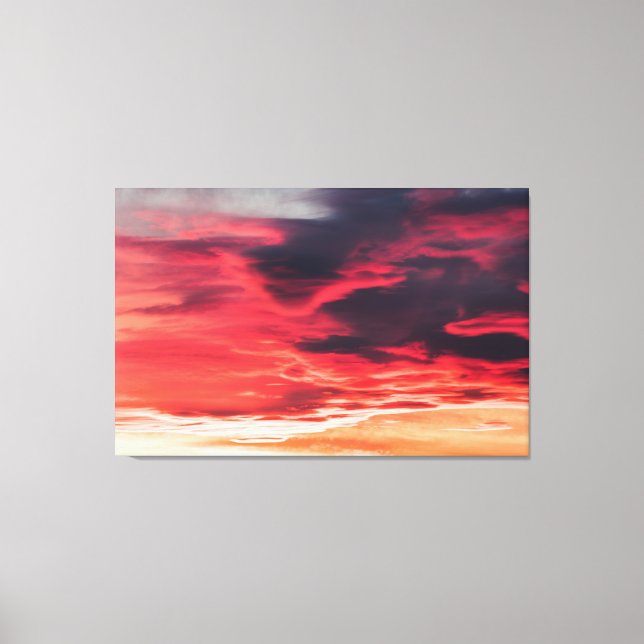 Katzenwelle Leinwanddruck (Vorderseite)