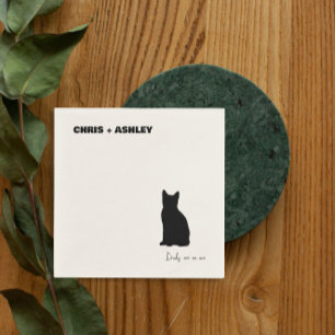 Katzenwelse Kätzchen Cocktail Napkin für Hochzeit Serviette