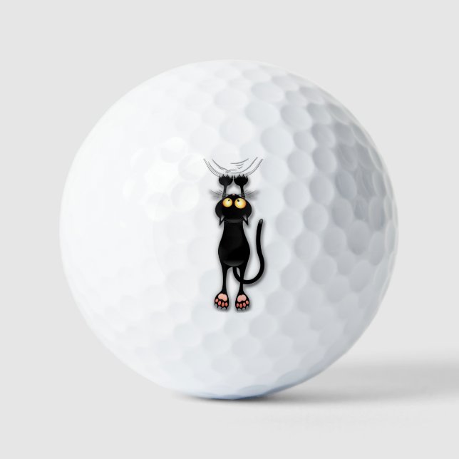 Katzenwitterungsstoff Golfball (Vorderseite)