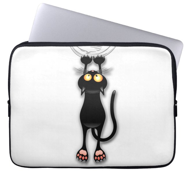 Katzenwitterungsstoff Laptopschutzhülle (Vorderseite)