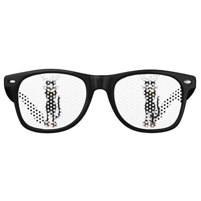 Katzenwitterungsstoff Partybrille (Vorderseite)