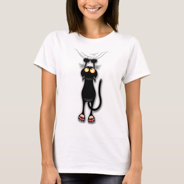 Katzenwitterungsstoff T-Shirt (Vorderseite)