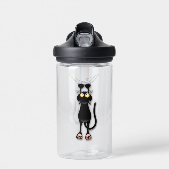 Katzenwitterungsstoff Trinkflasche (Vorne)