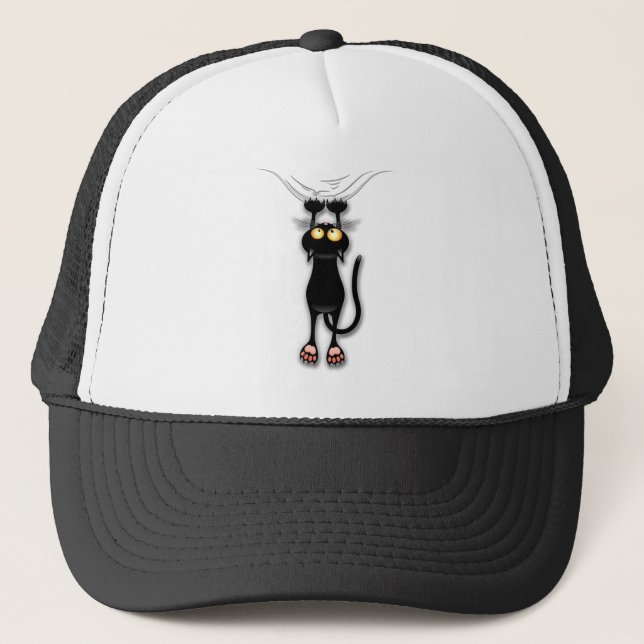 Katzenwitterungsstoff Truckerkappe (Vorderseite)