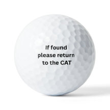 Katzenwitz Golfball, Lustiger Katzengolfball
