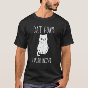 Katzenwitze machen mich verrückt  Katze T-Shirt
