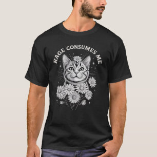 Katzenwut verbraucht mich Lustige sarkastische Kat T-Shirt