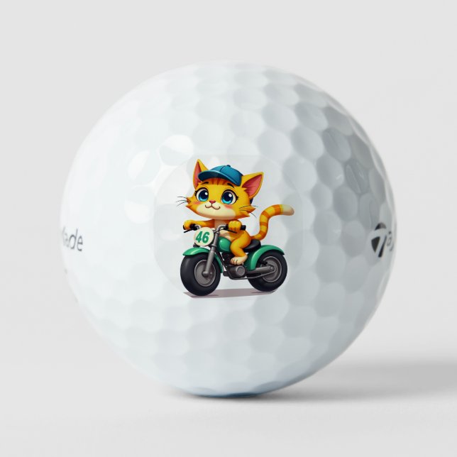 Katzenzeit Golfball (Vorderseite)