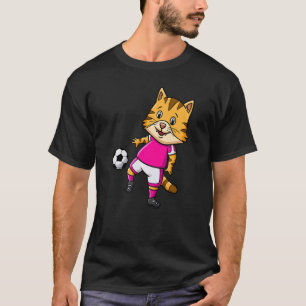 Katzenzüchter Pfote Liebe Torwart Stürmer Fußball T-Shirt