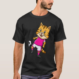 Katzenzüchter Pfote Liebe Torwart Stürmer Fußball T-Shirt