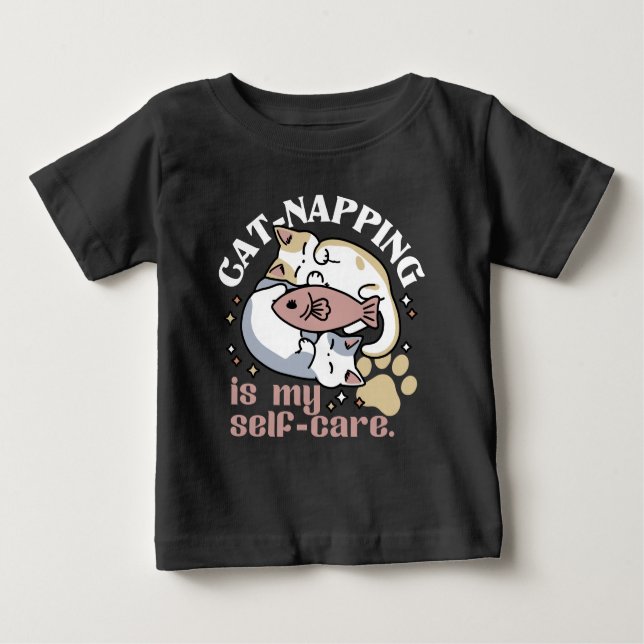 Katzenzuklopfen ist mein Niedliches Katzenangebot  Baby T-shirt (Vorderseite)