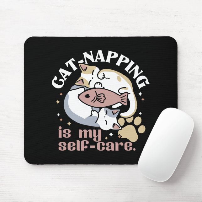 Katzenzuklopfen ist mein Niedliches Katzenangebot  Mousepad (Mit Mouse)