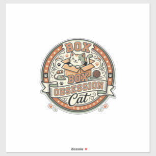 Katzenzwang Katze Katzenzwang Katze Vintage Vektor Aufkleber