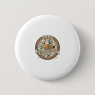 Katzenzwang Katze Katzenzwang Katze Vintage Vektor Button