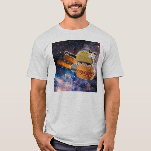 Katzetaco-Reitsandwich Rocket T-Shirt (Vorderseite)