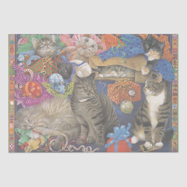 KATZGEWEBPAPIER SEIDENPAPIER (Vorderseite)