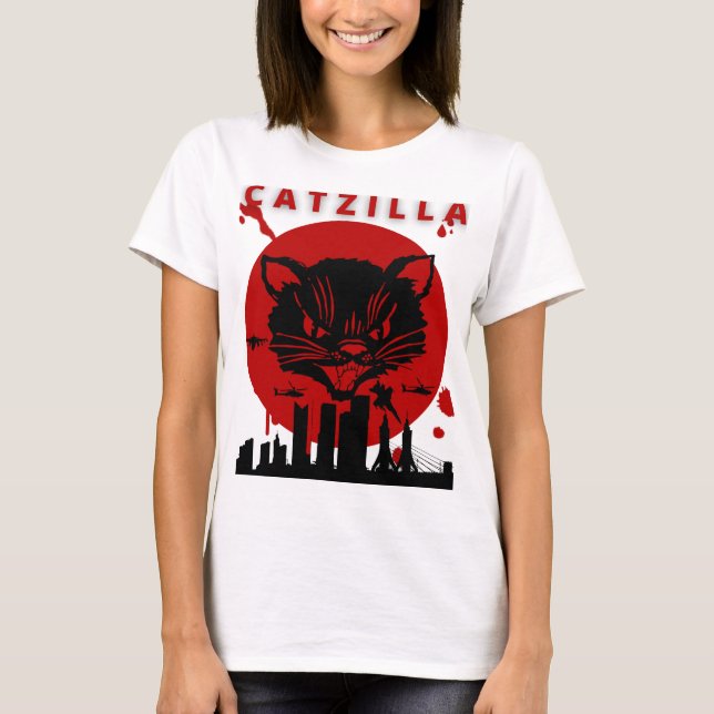 Katzilla T-Shirt (Vorderseite)