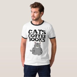 KATZKAFFEE BÜCHER T - Shirt