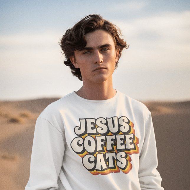 KATZKAFFEE JESUS CAT-T - SHIRT (Von Creator hochgeladen)