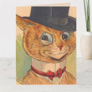 KATZKARTE VATER LOUIS WAIN FÜR GREETING CARDS KARTE
