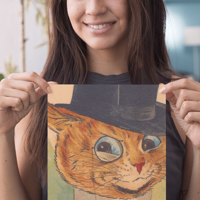 KATZKARTE VATER LOUIS WAIN FÜR GREETING CARDS KARTE (Von Creator hochgeladen)