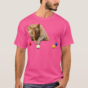 KATZKATZE FÜR SNOOKER-POOL BILLIARDS T-Shirt