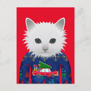 KATZKATZKRAFTCHRISTMAS SWEATER POSTCARDS FEIERTAGSPOSTKARTE