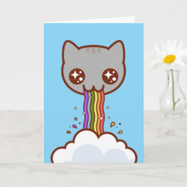 KATZPUKRAINBOW - Funny Cat Card Karte