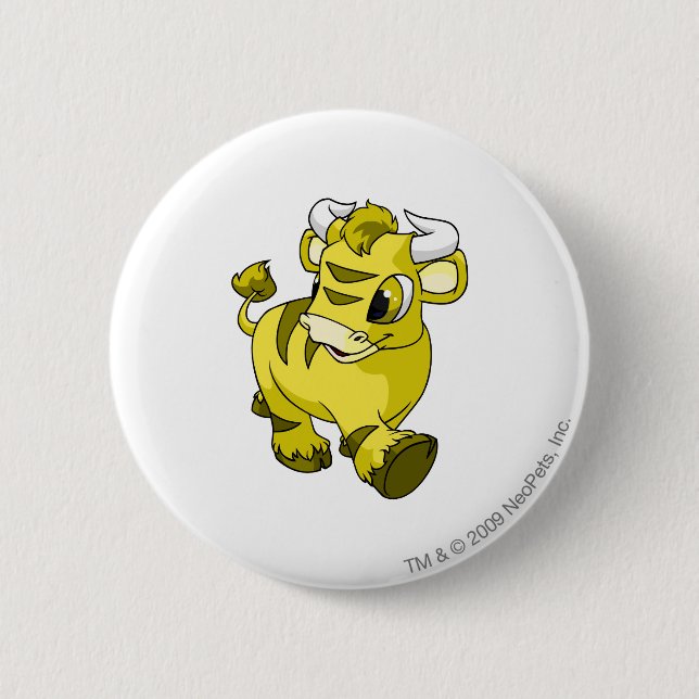 Kau-Gelb Button (Vorderseite)