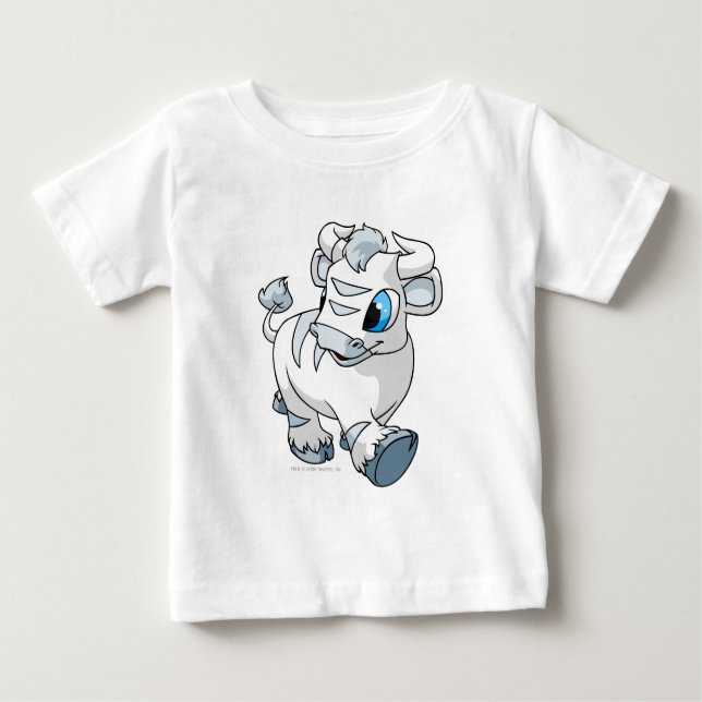 Kau weiß baby t-shirt (Vorderseite)