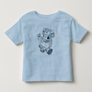 Kau weiß kleinkind t-shirt