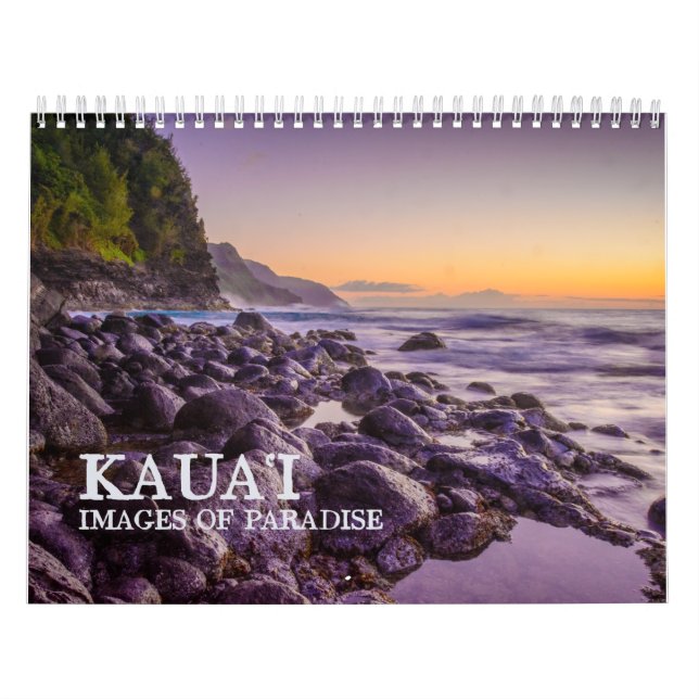 Kaua'i, Bilder des Paradieses, hawaiianisch Landsc Kalender (Titelbild)