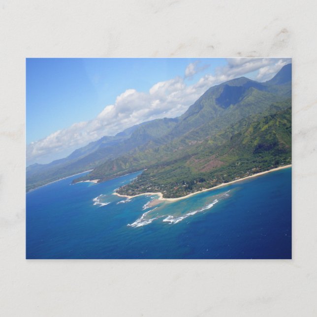 Kauai Coast, Hawaii Postkarte (Vorderseite)