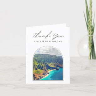 Kauai-Foto-Blanko-Dankeschön-Karte Dankeskarte