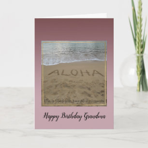 Kauai Hawaii Aloha Beach Beautiful MomentsCard Karte