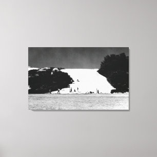 Kauai, Hawaii - Ansicht der Abstreifensande Leinwanddruck