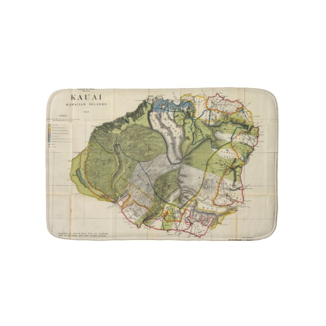 Kauai, Hawaii Badematte (Vorderseite)