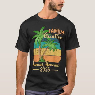 Kauai Hawaii Beach Familienurlaub 2025 Sommer T-Shirt
