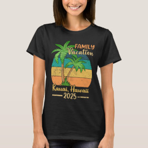 Kauai Hawaii Beach Familienurlaub 2025 Sommer T-Shirt