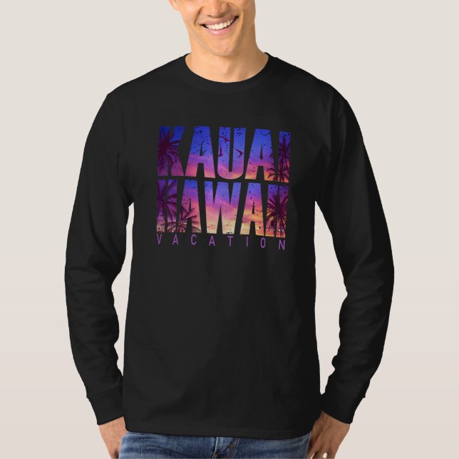 Kauai Hawaii Beach Summer Vacation Matching Family T-Shirt (Vorderseite)
