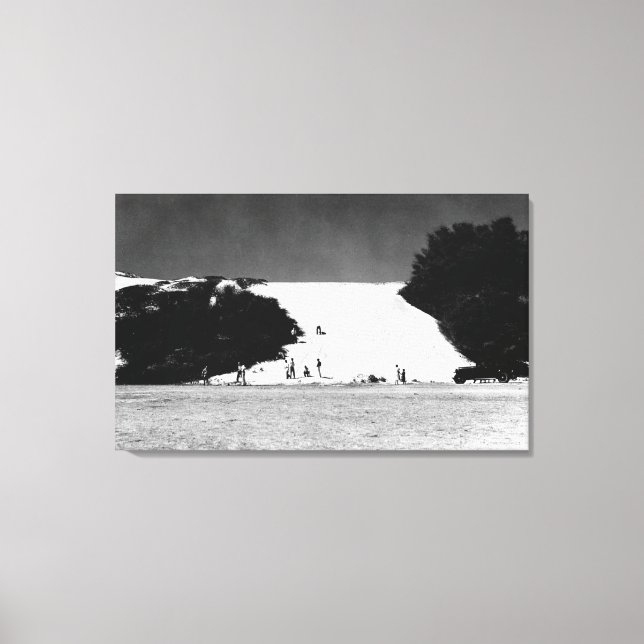 Kauai, Hawaii - Blick auf die Barking Sands Leinwanddruck (Vorderseite)