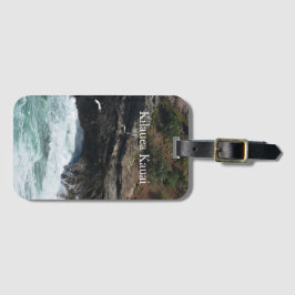 Kauai Hawaii Cliffs bei Kilauea Ocean Gepäckanhänger