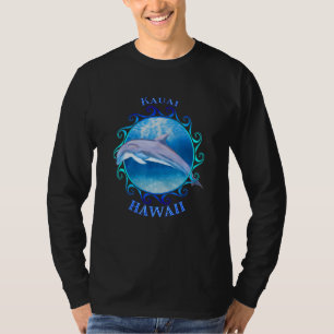 Kauai Hawaii Hi Urlaubs Souvenir Delphin T-Shirt