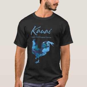 Kauai Hawaii Hühnchen Offizielle ungefährdete Arte T-Shirt