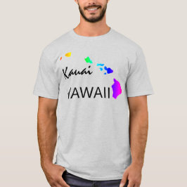 KAUAI - HAWAII INSELN NEON RAINBOW T-Shirt