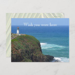 Kauai Hawaii Kilauea Lighthouse Postkarte